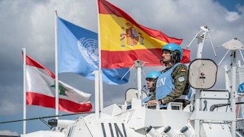 El ejército israelí retuvo a un ‘casco azul’ español desplegado en la misión de paz de la ONU en Líbano