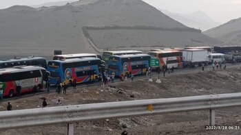 Paro de transporte pesado se