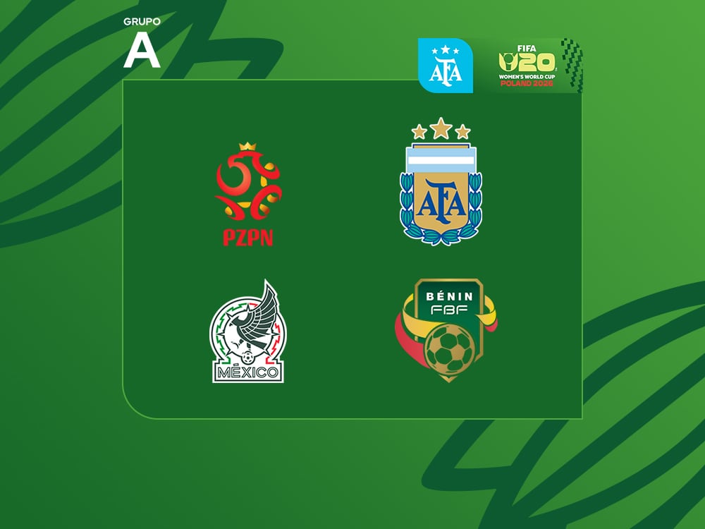 La selección argentina femenina compartirá el Grupo A junto con Polonia, México y Benín en el Mundial Sub 20