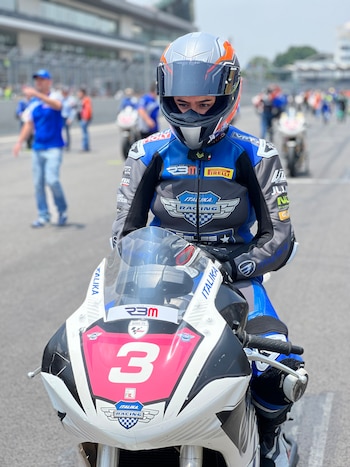 La exponente del motociclismo mexicano