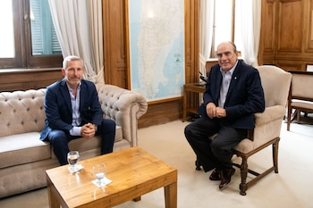 Guillermo Francos y Rogelio Frigerio,