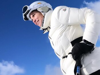 Anita es una gran esquiadora