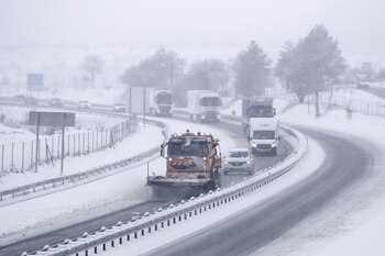 Imagen de una nevada reciente