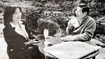 Satomi Kataoka y Alberto Fujimori