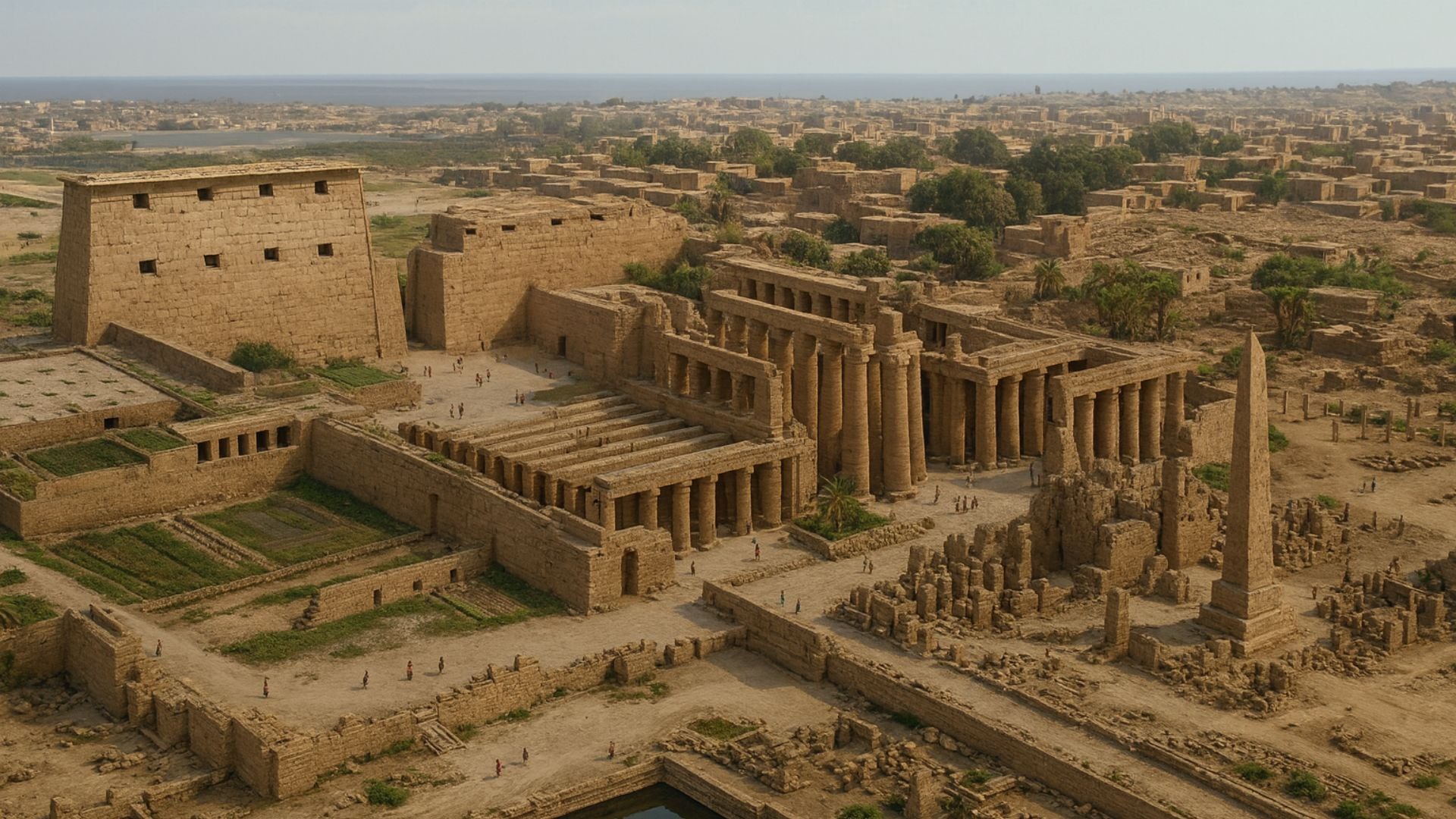 Thinis, identificada como la primera capital del Egipto unificado bajo Narmer, solo cuenta con referencias históricas y religiosas (Imagen Ilustrativa Infobae)