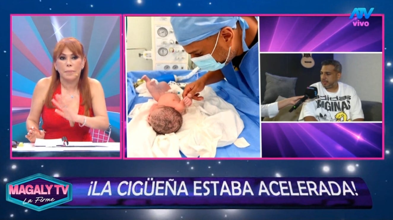 Ricardo Mendoza tras convertirse en padre: “Estoy algo cansado, fue inesperado”. Infobae Perú / Captura TV - Magaly TV La Firme.