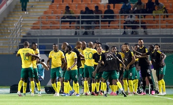 Figuras juveniles Lyle Foster y Thapelo Maseko bucarán dar un golpe de autoridad y superar la fase de grupos como el futuro del la Selección Sudafricana-crédito Luc Gnago/REUTERS