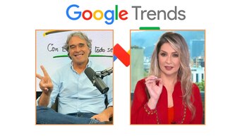 Vicky Dávila y Sergio Fajardo