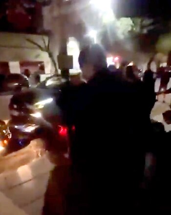 La discusión entre conductores terminó