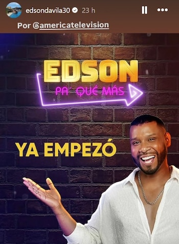 Armando Tafur respalda a Edson Dávila y asegura que las críticas son parte de la televisión. Captura: IG.