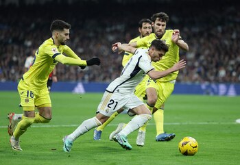 Brahim en acción frente a