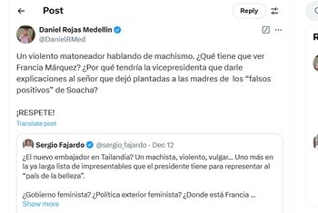 Daniel Rojas respondió a los