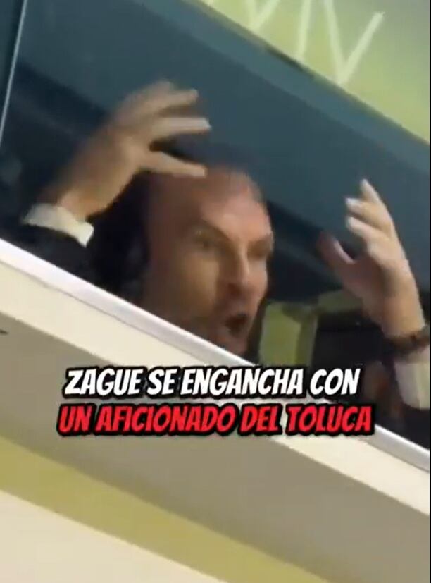 Zague pelea con aficionado de Toluca por derrota del América (X/ @LaCornetaBlack)