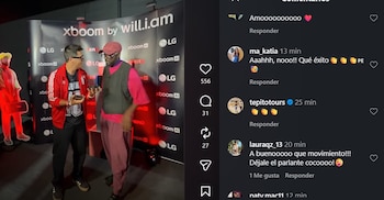 will.i.am queda sorprendido al escuchar a Los Mirlos: “Es de 1970 o algo así”. Captura: Instagram Coco Maggio.