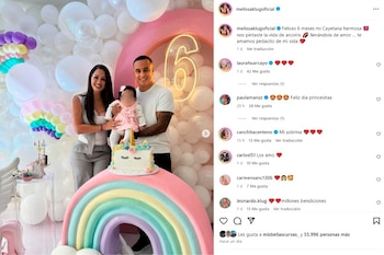 Melissa Klug y Jesús Barco