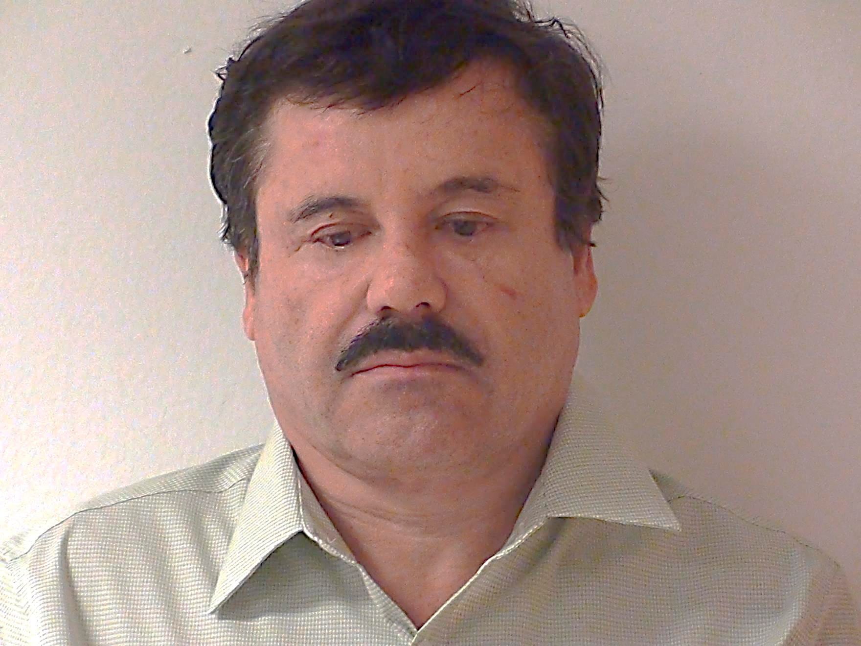 El Chapo tras ser detenido el 22 de ferero de 2014 en Mazatlán, Sinaloa. Crédito: Reuters