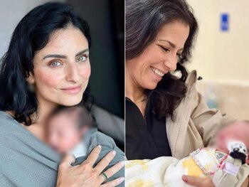 Eugenio Derbez también publicó fotografías de Tessa juntos a su tía Aislinn Derbez, y su abuela, Alexandra Rosaldo