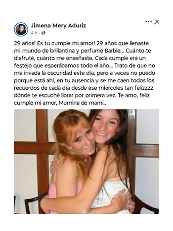 El emotivo posteo de la