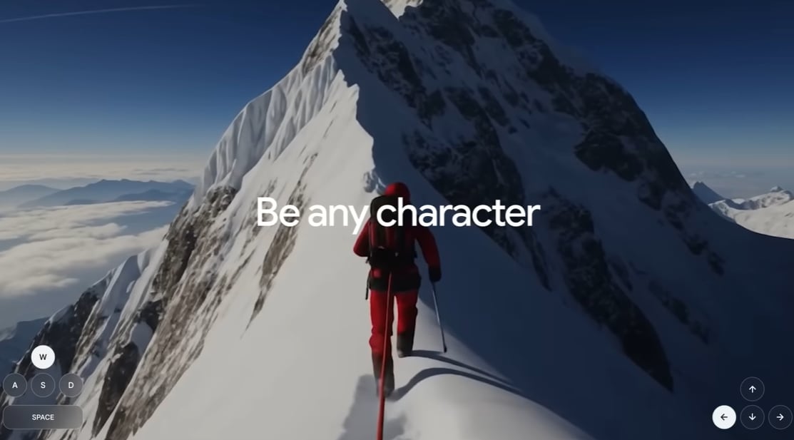 Para comenzar a crear mundos, los usuarios solo tienen que ingresar a Google Labs. (YouTube Google DeepMind)