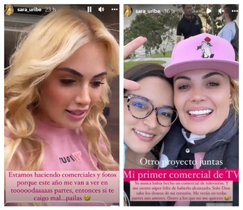 Historias e Instagram de Sara
