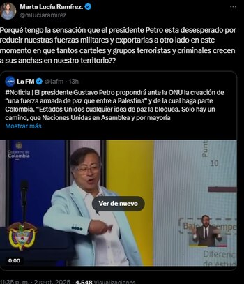 Marta Lucía Ramírez hizo fuerte