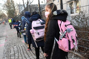 Los alumnos de primaria antes