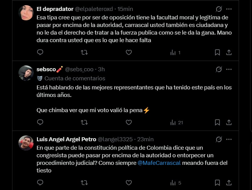 La difusión de la grabación desató posturas encontradas en redes sociales sobre los límites del fuero de los legisladores - crédito X