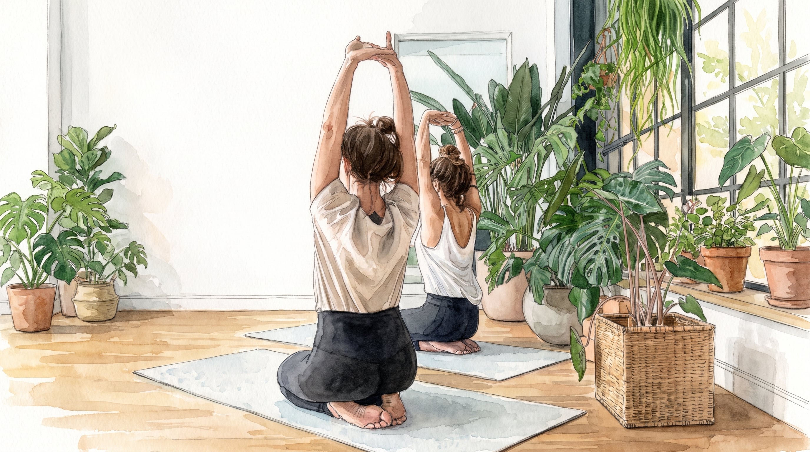 El yoga incorpora posturas que buscan sostener la circulación durante los meses fríos. (Imagen Ilustrativa Infobae)