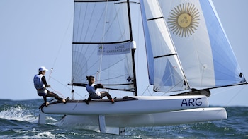 El equipo argentino en la