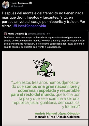 Javier Lozano le recordó a