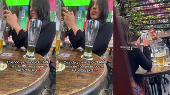 Todo quedó registrado en la