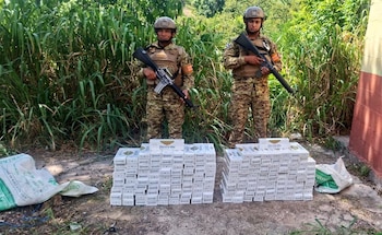 Fuerza Armada, El Salvador, mercadería contrabando