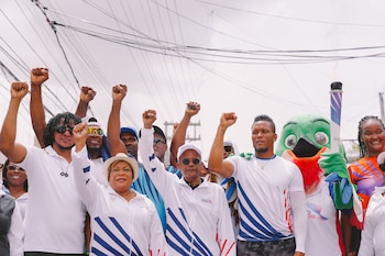 Recorrido de la antorcha de los Juegos Centroamericanos y del Caribe
