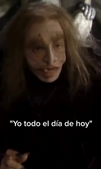 Eugenio Derbez caracterizado como el