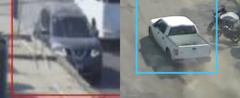 Camionetas relacionadas con el robo