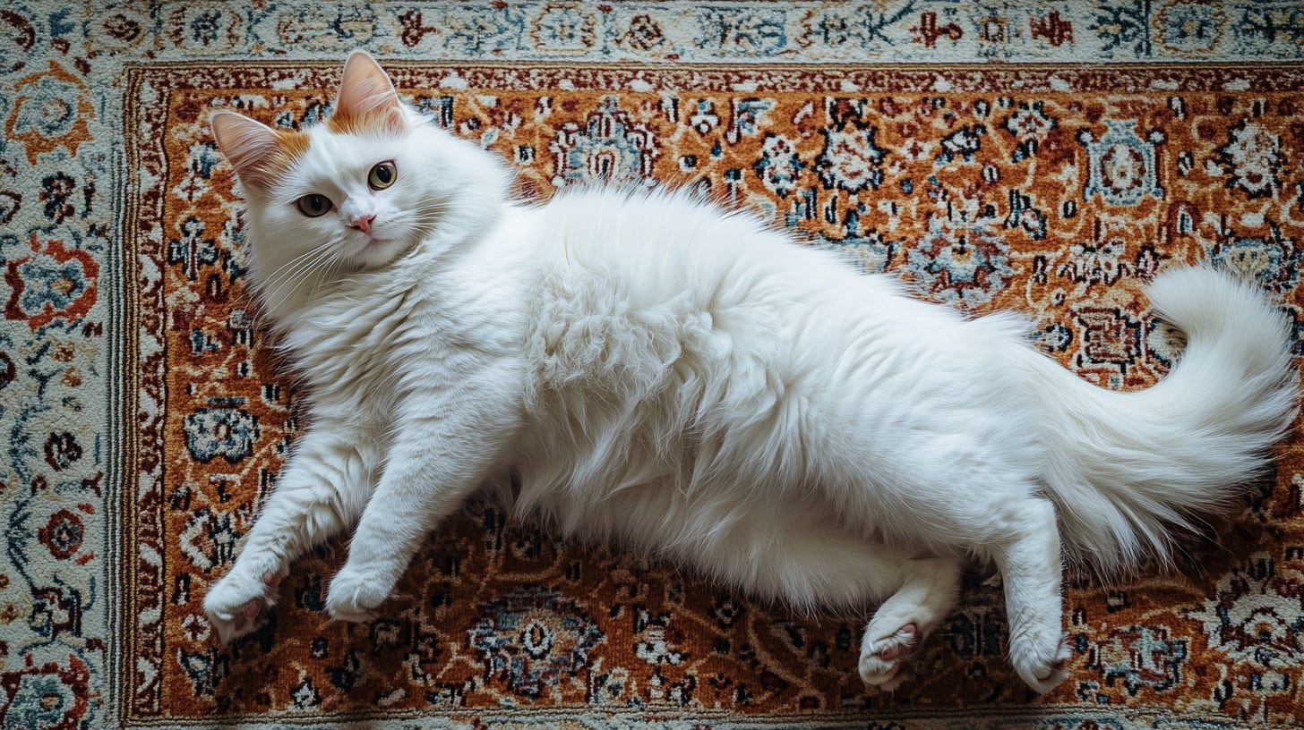 Gato Van Turco, una raza originaria de Turquía reconocida por su afición al agua y su pelaje blanco con manchas distintivas. - (Imagen Ilustrativa Infobae)