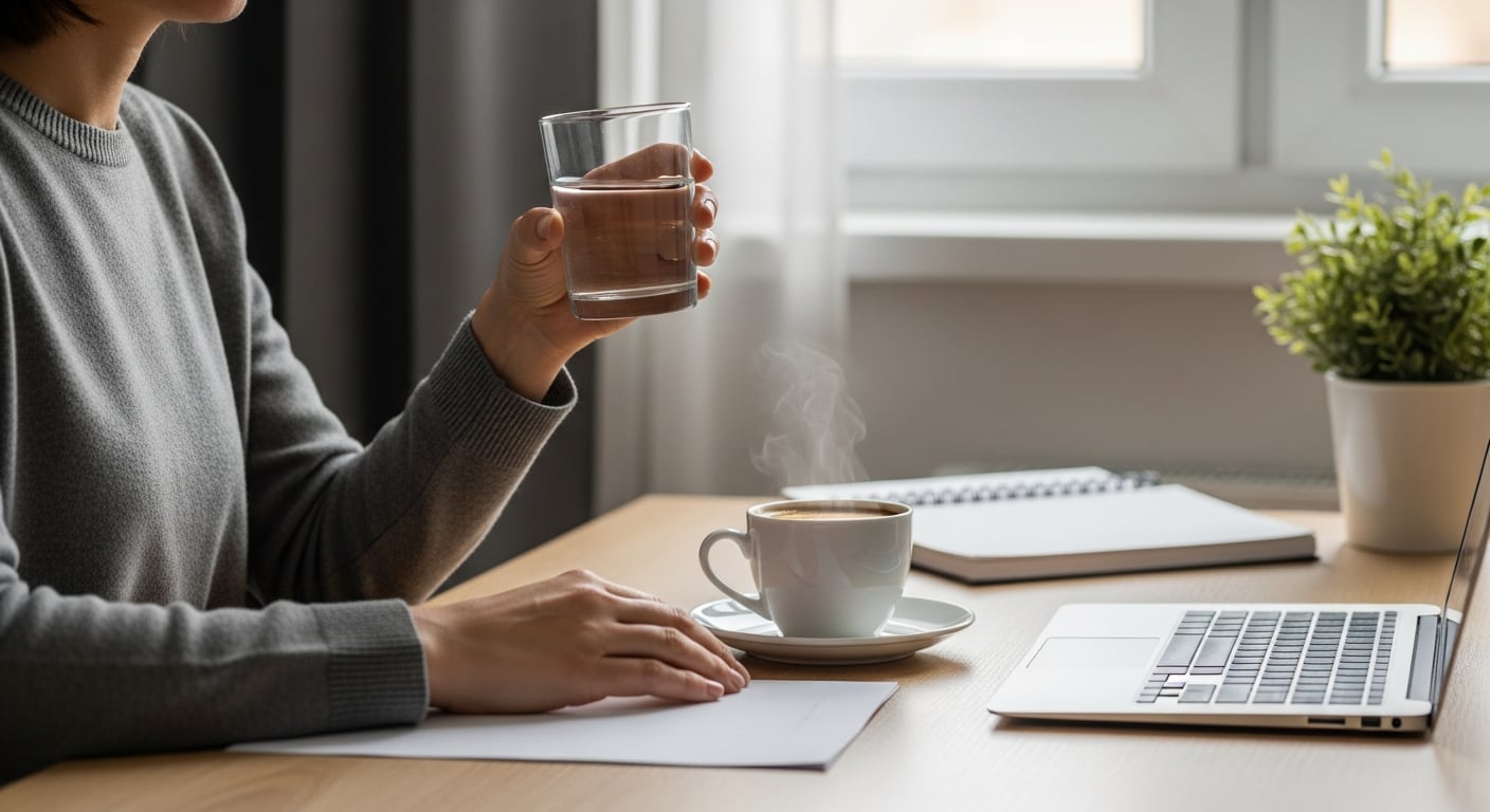 El NIDCD aconseja consumir suficiente agua y balancear la ingesta de café o alcohol con líquidos adicionales para proteger la voz (Imagen Ilustrativa Infobae)