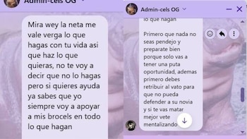 Conversaciones en chat incel en donde estaba Lex Ashton. (Redes sociales)