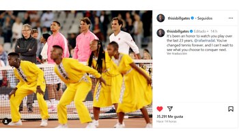 Gates participó en un partido