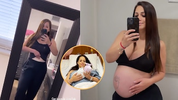 Melissa Klug mostró su figura post parto. Ella se convirtió en madre de su sexto hijo el 28 de noviembre.