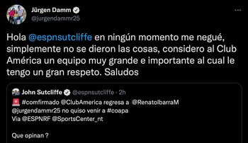 Así desmintió Jürgen Damm el