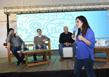 Diego Santilli y Maxi Abad,