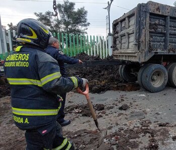 Bomberos realizaron el retiro del