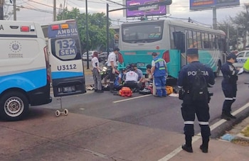 Un motociclista impactó contra un