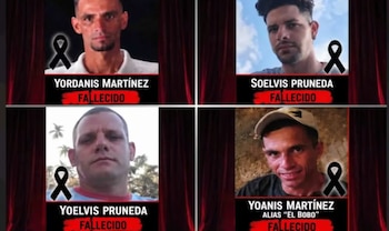 El saldo final de la contienda cuatro muertos y un herido grave (Cortesía: Noticias Cubita Now).