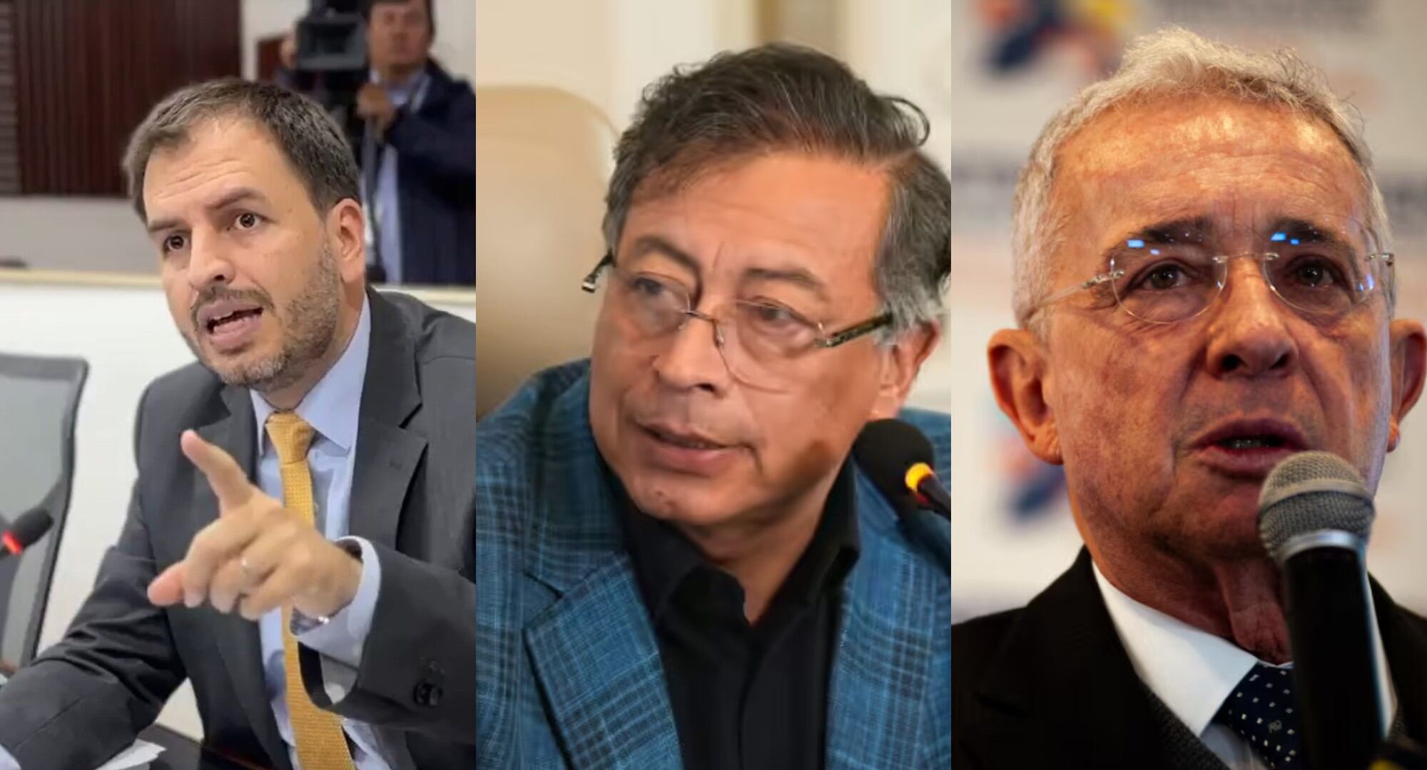 Congresista arremetió contra Presidencia por respuesta a polémico señalamiento de Petro hacia cuñado de Álvaro Uribe - crédito @AForeroM/X/Presidencia/Colprensa