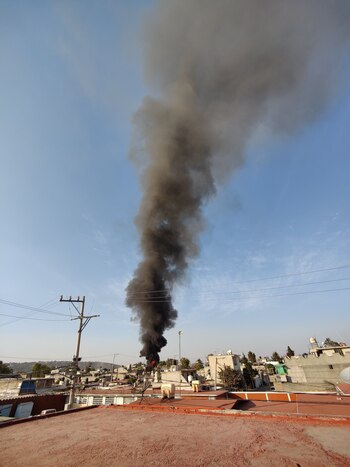 El incendio ocurrió en un