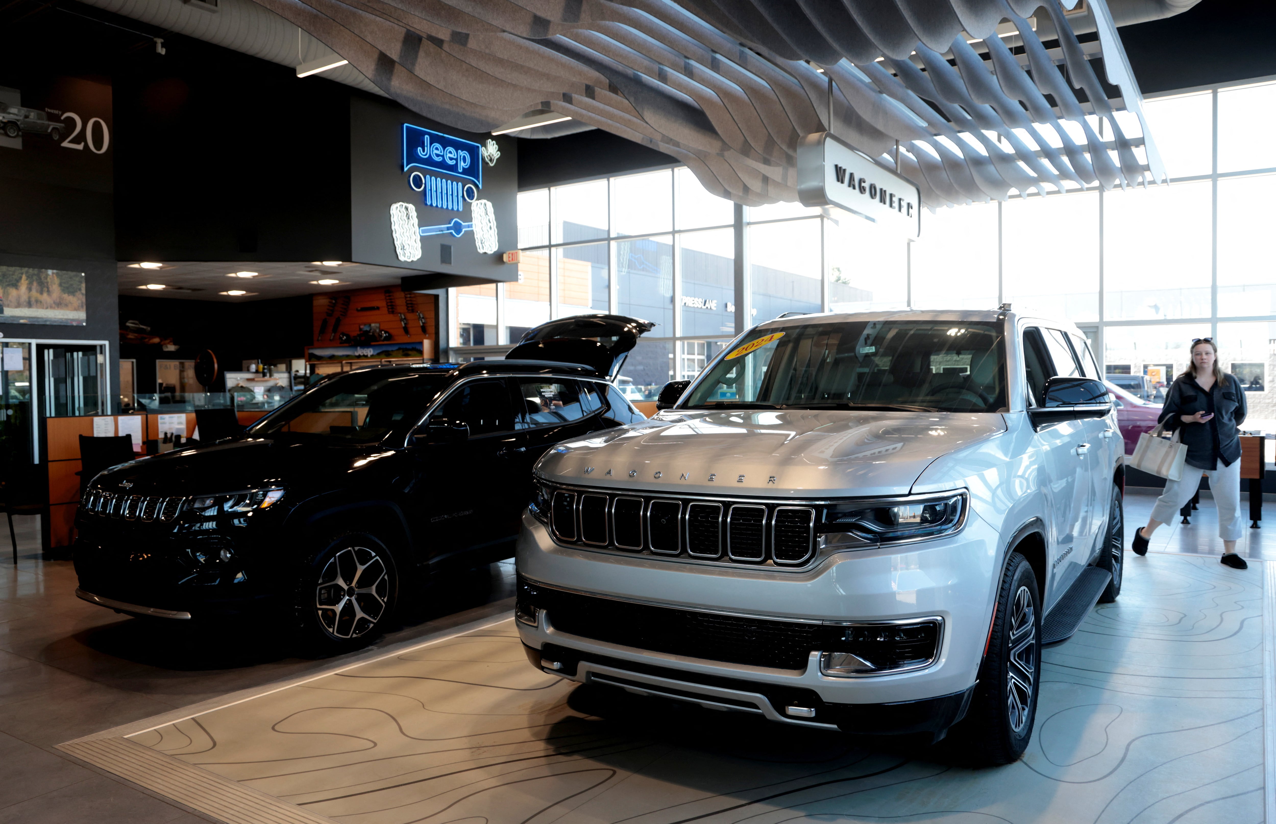 Entre las novedades que podrían llegar desde Estados Unidos con el acuerdo comercial con Argentina está el Jeep Wagoneer, según confirmó Stellantis Argentina. REUTERS /Rebecca Cook