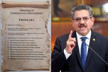 Manuel Merino será condecorado en