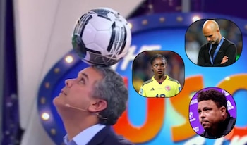 Iván Duque ha manifestado en múltiples ocasiones su fanatismo por el fútbol - crédito Caracol Televisión, EFE, Luisa Gonzalez/REUTERS